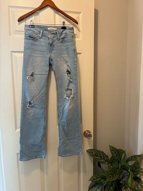 Levi's Light Blue Distressed Jeans
